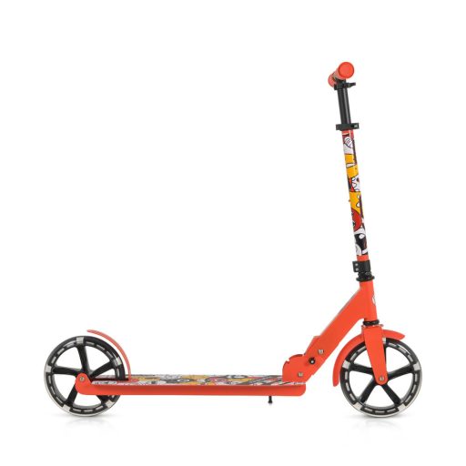 BYOX Monster roller 2 nagy kerekű, acélváz, 100 kg, 84-97cm-ig állítható piros
