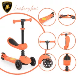 BYOX Lamborghini 2in1 ráülős roller narancs
