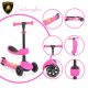 BYOX Lamborghini 2in1 ráülős roller pink
