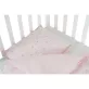   MONI Nook 3 részes bébi ágynemű huzat garnitúra pink csillag