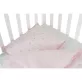   MONI Nook 3 részes bébi ágynemű huzat garnitúra pink csillag