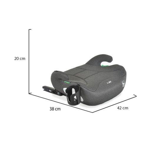 MONI I-jet ülésmagasító isofix 125-150cm i-size szürke