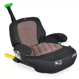  MONI Jax autós ülésmagasító háttámlával 125-150cm rögzítő hevederrel, isofix pink