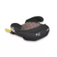   MONI Jax autós ülésmagasító háttámlával 125-150cm rögzítő hevederrel, isofix pink