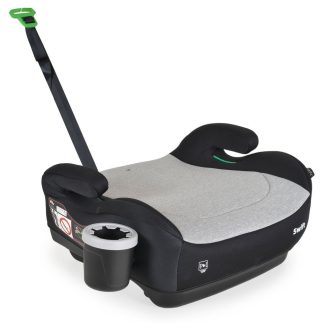   MONI Swift ülésemelő i-size pohártartóval, hevederrel 125-150cm szürke