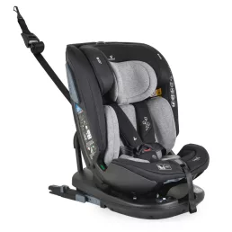   CANGAROO Gravity i-size autós ülés 40-150cm, sps, forgatható talp, pamut huzat szürke