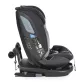   CANGAROO Gravity i-size autós ülés 40-150cm, sps, forgatható talp, pamut huzat szürke