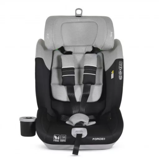 CANGAROO Force autós ülés i-size, 76-150cm, isofix, pohártartóval, sps, szürke