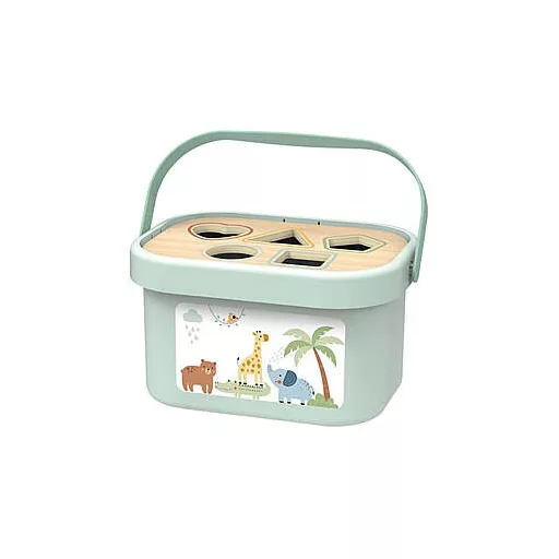 Tooky toy 3in1 készségfejlesztő doboz formabedobóval