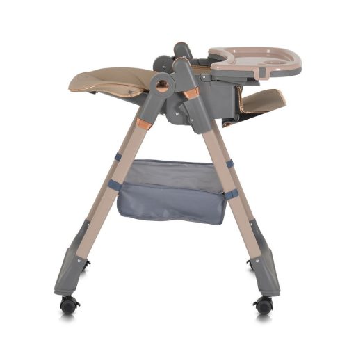 MONI Lindo multifunkciós etetőszék kiegészítőkkel (előke, kanál, villa) bézs