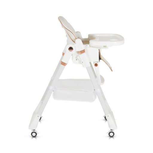 MONI Lindo multifunkciós etetőszék kiegészítőkkel (előke, kanál, villa) fehér