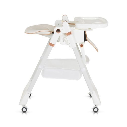 MONI Lindo multifunkciós etetőszék kiegészítőkkel (előke, kanál, villa) fehér