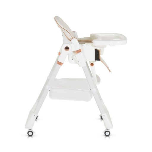 MONI Lindo multifunkciós etetőszék kiegészítőkkel (előke, kanál, villa) fehér