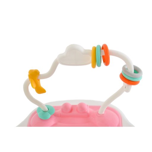 MONI Magic fun baba ugráló pasztel játékkal pink