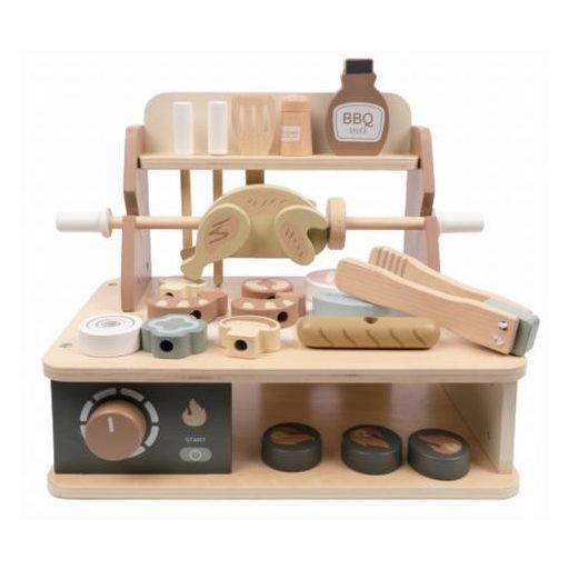 MONI Fajáték moni fa barbecue szett