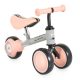 BYOX Wee mini futóbicikli 3 kerekű, elöl 2 kerék, világító hátsó kerékkel pink/rózsa
