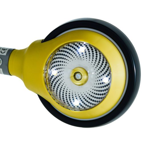 BYOX Wee mini futóbicikli 3 kerekű járgány, elöl 2 kerék, világító hátsó kerékkel sárga