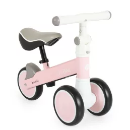   BYOX Lil's mini futóbicikli 3 kerekű járgány, elöl 2 kerék, elfordítható kormánnyal pink/rózsa