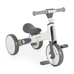   BYOX Learn-to-ride mini futóbicikli, 3 kerekű tricikli, összecsukható fehér