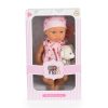 MONI Baba 30cm újszülött macival pink