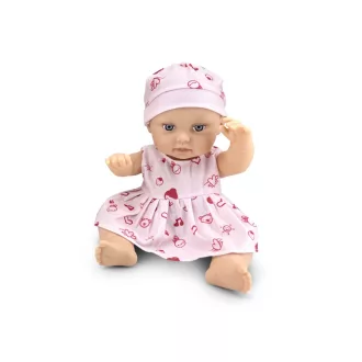MONI Baba 30cm újszülött macival pink