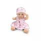 MONI Baba 30cm újszülött macival pink