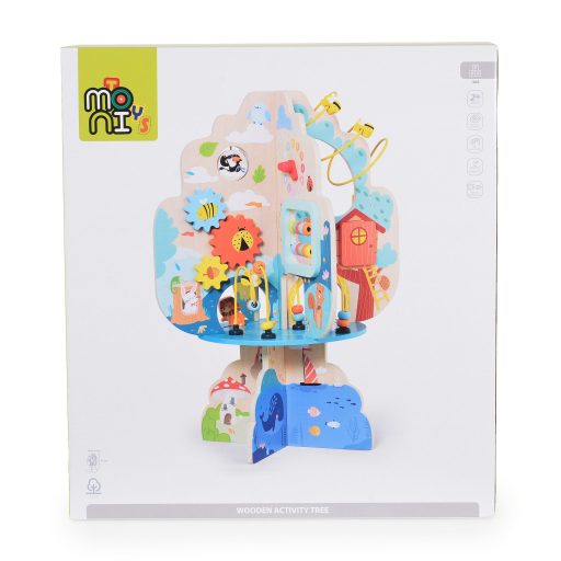 MONI Fajáték moni activity lombos fa montessori natur