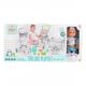 MONI/TUTU Baba játékszett 36 cmes fiú babával delux playset kék