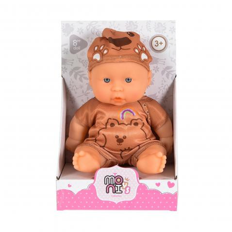 MONI Baba 20cm 6013 újszülött barna
