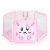 CANGAROO Labdamedence 146cm 50 labdával pink
