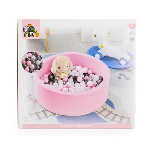 MONI Labdamedence 200db 5,5cm labdával pink