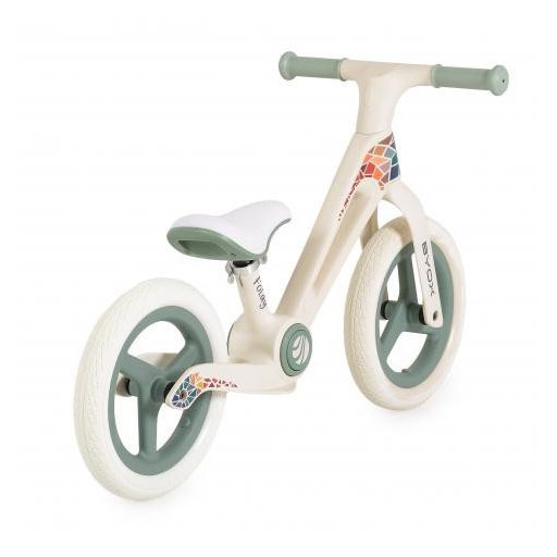 BYOX Foldy futóbicikli összecsukható 35kg-ig zöld fehér vázzal