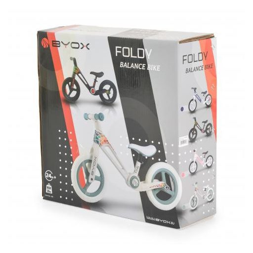 BYOX Foldy futóbicikli összecsukható 35kg-ig pink