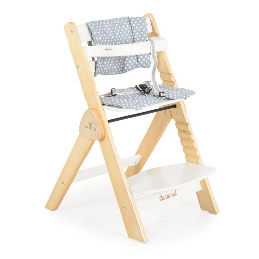 BYOX Caramel fa etetőszék 15kg-ig terhelhető fehér