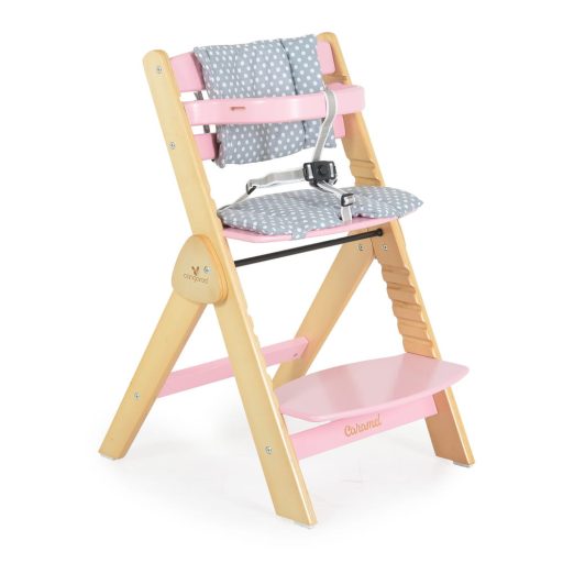 CANGAROO Caramel fa etetőszék 15kg-ig terhelhető pink