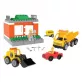 Pilsan építőkészlet dozer autós 57dbos