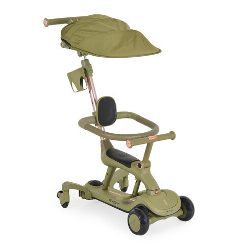 BYOX Cornet 6in1 multifunkciós tricikli átalakítható rollerré zöld