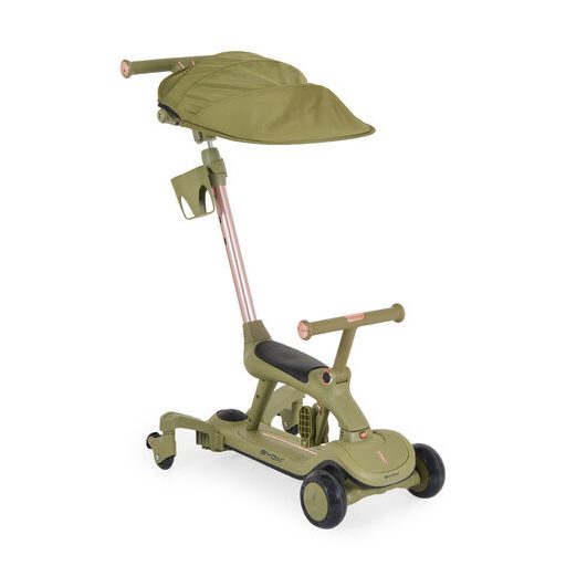 BYOX Cornet 6in1 multifunkciós tricikli átalakítható rollerré zöld
