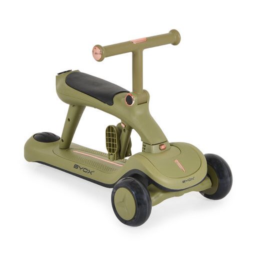 BYOX Cornet 6in1 multifunkciós tricikli átalakítható rollerré zöld