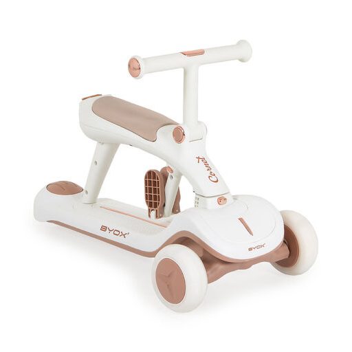 BYOX Cornet 6in1 multifunkciós tricikli átalakítható rollerré fehér