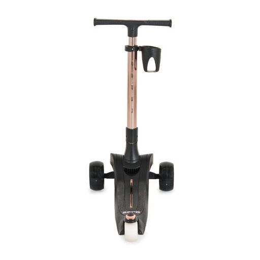 BYOX Aero roller, összecsukható, 50kg-ig, 3 kerekű, arany váz fekete