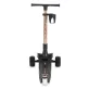  BYOX Aero roller, összecsukható, 50kg-ig, 3 kerekű, arany váz fekete