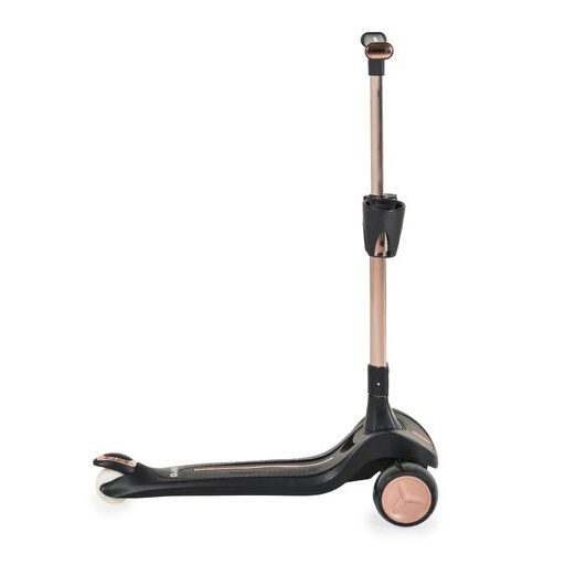 BYOX Aero roller, összecsukható, 50kg-ig, 3 kerekű, arany váz fekete