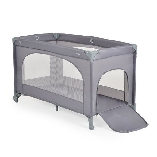 Uno utazóágy1 szintes zippes kibújóval szürke
