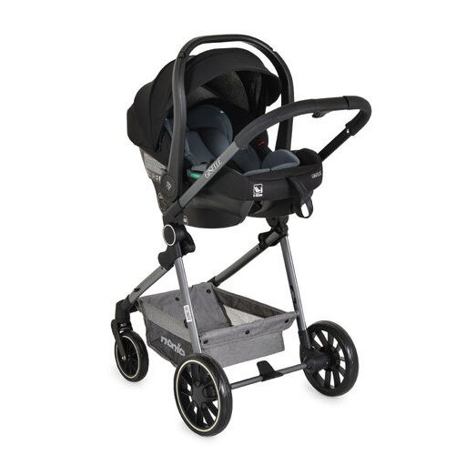 Giselle babakocsihoz autós hordozó szürke