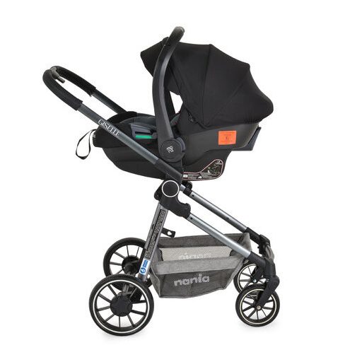 Giselle babakocsihoz autós hordozó szürke