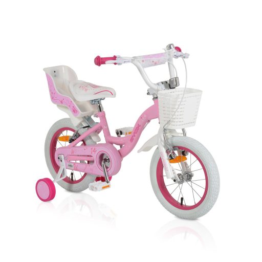Byox flower pinky gyerek kerékpár 14es lány pink