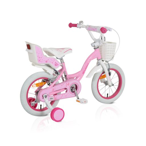 Byox flower pinky gyerek kerékpár 14es lány pink