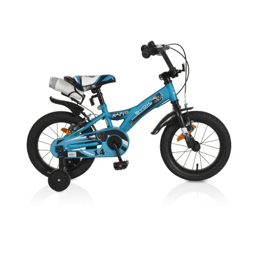 Byox rapid gyerek kerékpár 14es méret fiú cyan kék