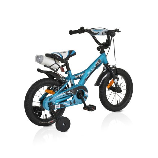 Byox rapid gyerek kerékpár 14es méret fiú cyan kék